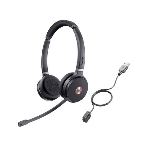 Yealink WHD622 Dual DECT Wireless Headset with Charging Cable