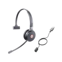 Yealink WHM621 Mono DECT Wireless Headset with Charging Cable