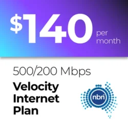 NBN 500/200 Mbps Velocity Internet Plan