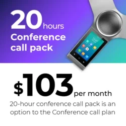 Conference Call Pack 20 Hours per month