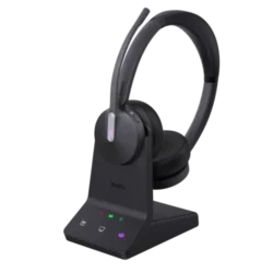 Yealink WH64 Dual Headset and stand
