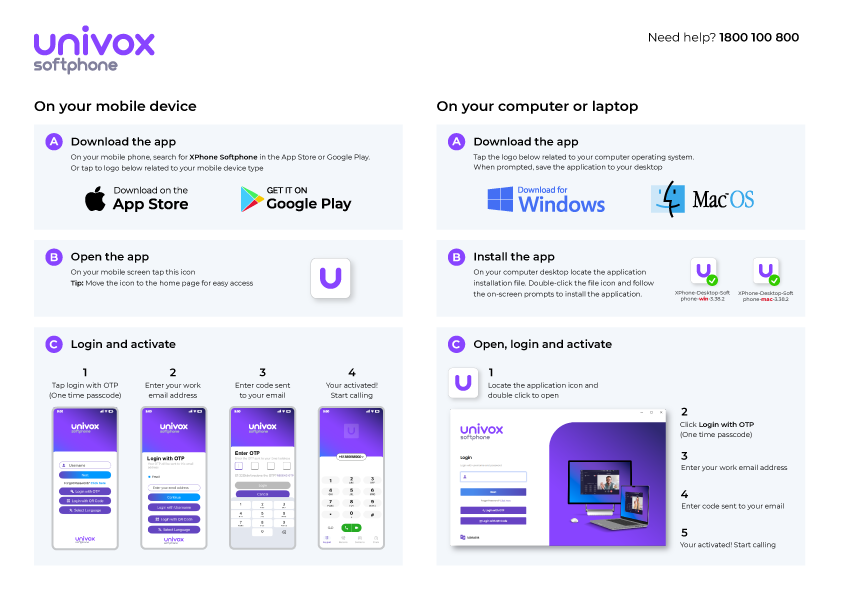 UNIVOX-Softphone-Activation-Guide UNIVOX Softphone Activation Guide